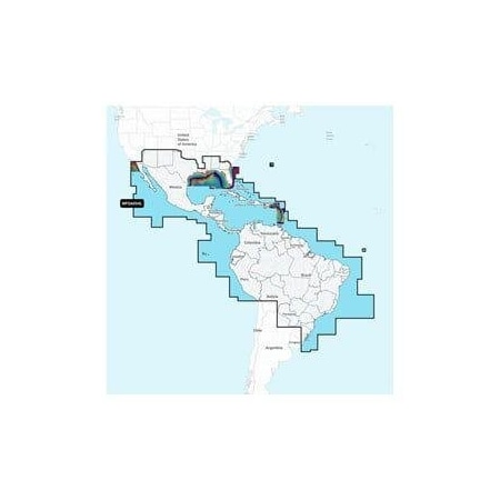 Garmin Navionics+ Mexico, Caribbean To Brazil, Navionics Platinum+ Microsd/Sd Card Npsa004L GAR010-C1364-40